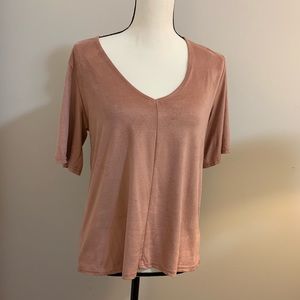 Altair’s State faux suede blouse